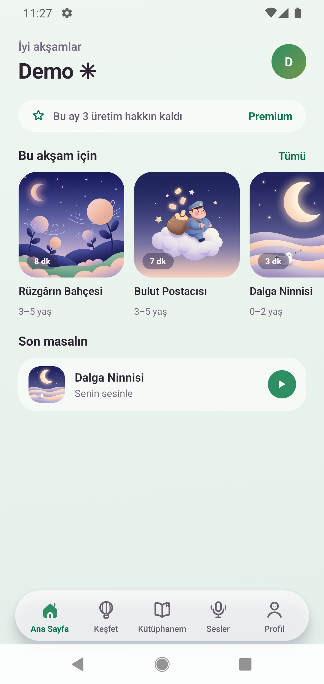 Anne Kucağı uygulama ekranı